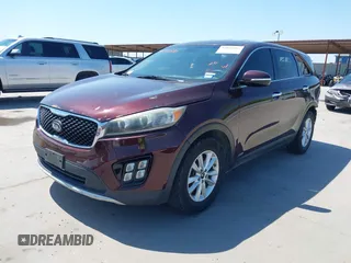2019 Kia Sorento S V6 with VIN 5XYPGDA53KG444952, listed as a IAAI auction lot 42020485 with 143,067 mi miles. Bid and sale history available at carsss.com. Image 2.