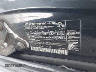 2011 Mercedes-Benz R 350 with VIN 4JGCB6FE6BA119144, listed as a IAAI auction lot 41418354 with 162,892 mi miles and . Bid and sale history available at DreamBid. Image 9.