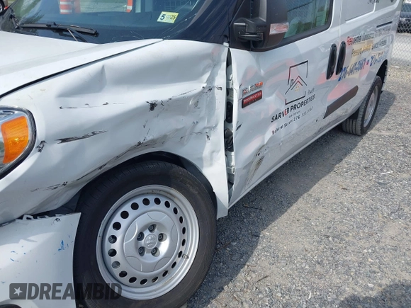 2022 Ram ProMaster City Cargo Tradesman with VIN ZFBHRFABXN6X98994, listed as a IAAI auction lot 42168369 with 9,171 mi miles and . Bid and sale history available at DreamBid. Image 6.