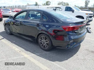 2023 Kia Forte GT-Line with VIN 3KPF54AD4PE653193, listed as a IAAI auction lot 41967355 with 74,060 mi miles. Bid and sale history available at carsss.com. Image 3.
