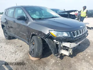 2018 Jeep Compass Sport with VIN 3C4NJDAB2JT136225, listed as a IAAI auction lot 42279668 with 145,967 mi miles and . Bid and sale history available at DreamBid. Image 1.