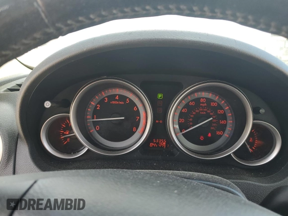 2012 Mazda 6 S Grand Touring with VIN 1YVHZ8CB3C5M01824, listed as a Copart auction lot 80911134 with 53,355 mi miles and Salvage Title. Bid and sale history available at DreamBid. Image 9.