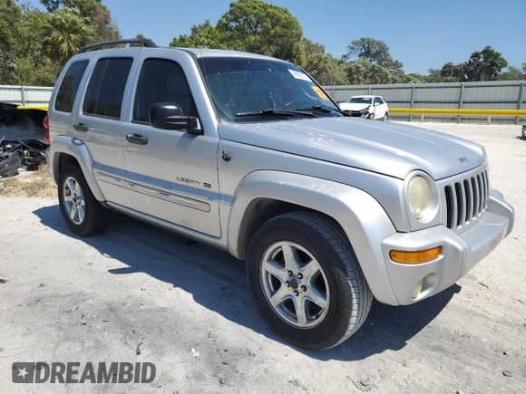 2003 Jeep Liberty Limited with VIN 1J4GK58K83W719374, listed as a Copart auction lot 49429135 with 143,222 mi miles and Salvage Title. Bid and sale history available at carsss.com. Image 4.