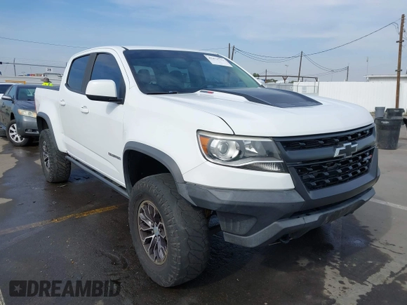 2018 Chevrolet Colorado 4WD ZR2 with VIN 1GCPTEE19J1175475, listed as a IAAI auction lot 41473714 with 107,809 mi miles. Bid and sale history available at carsss.com. Image 1.