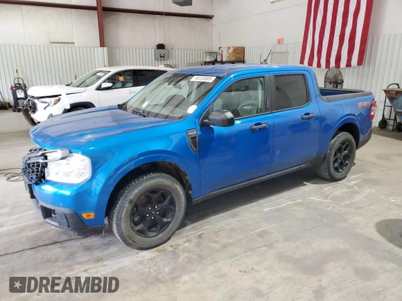 2022 Ford Maverick XL with VIN 3FTTW8F91NRB01619, listed as a Copart auction lot 45320005 with 44,872 mi miles and Salvage Title. Bid and sale history available at DreamBid. Image 1.