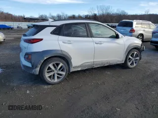 2021 Hyundai Kona Limited with VIN KM8K33A59MU731032, listed as a Copart auction lot 42629525 with 73,566 mi miles and Salvage Title. Bid and sale history available at carsss.com. Image 3.