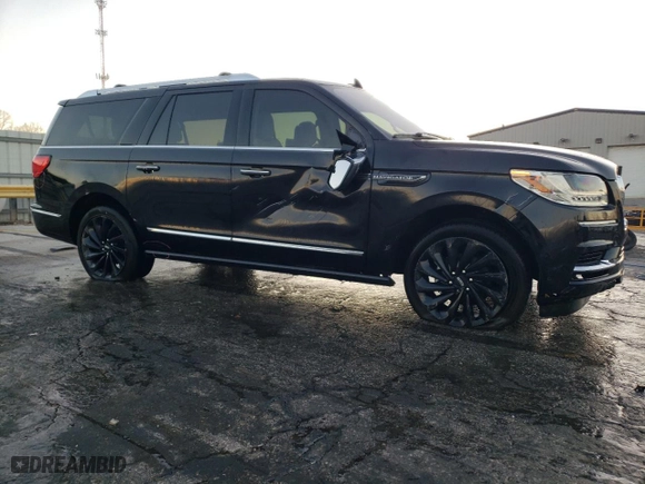 2020 Lincoln Navigator L Black Label with VIN 5LMJJ3TTXLEL07264, listed as a Copart auction lot 85087844 with 55,109 mi miles and Salvage Title. Bid and sale history available at carsss.com. Image 4.