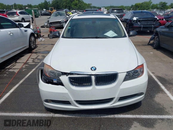 2007 BMW 3 Series 328i with VIN WBAVA33547KX83556, listed as a IAAI auction lot 42302137 with 108,686 mi miles and . Bid and sale history available at DreamBid. Image 12.