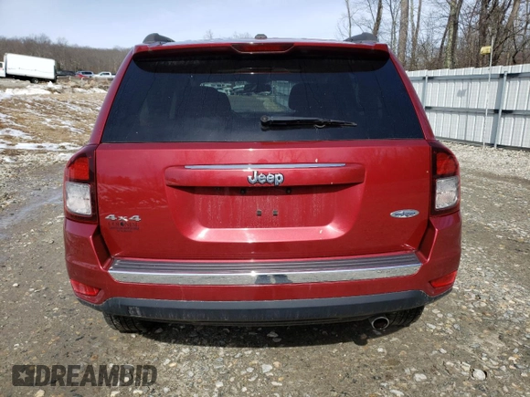 2016 Jeep Compass High Altitude Edition with VIN 1C4NJDEB7GD653853, listed as a Copart auction lot 43242863 with 73,977 mi miles. Bid and sale history available at carsss.com. Image 6.