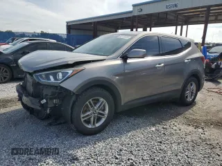 2018 Hyundai Santa Fe 2.4L with VIN 5XYZT3LB4JG539374, listed as a Copart auction lot 63119125 with 122,996 mi miles and Salvage title. Bid and sale history available at DreamBid. Image 1.