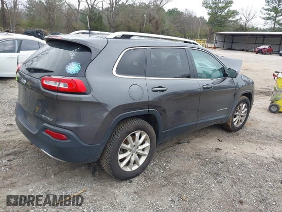 2017 Jeep Cherokee Limited with VIN 1C4PJMDB2HW562277, listed as a IAAI auction lot 41800310 with Not Provided miles and . Bid and sale history available at DreamBid. Image 4.