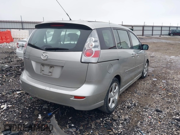 2007 Mazda 5 Touring with VIN JM1CR29L570139627, listed as a IAAI auction lot 41153270 with 90,228 mi miles and . Bid and sale history available at carsss.com. Image 4.