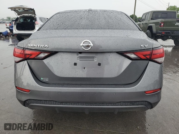 2021 Nissan Sentra SV with VIN 3N1AB8CV6MY222500, listed as a Copart auction lot 57531395 with 80,129 mi miles and Salvage title. Bid and sale history available at DreamBid. Image 6.