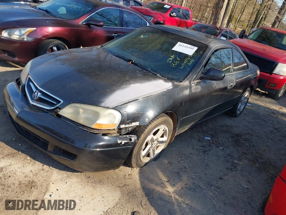 2001 Acura CL Type S with VIN 19UYA42601A025258, listed as a IAAI auction lot 41145595 with 1 mi miles. Bid and sale history available at carsss.com. Image 2.