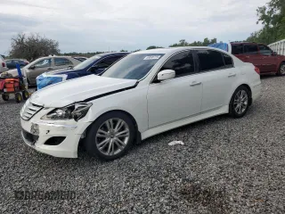 2013 Hyundai Genesis 3.8L z VIN KMHGC4DD9DU250308, wystawiony jako Copart lot #59098725 z przebiegiem 137 480 mil mil oraz Szkoda całkowita • Salvage title. Historia ofert i sprzedaży dostępna na DreamBid. Obrazek 1.