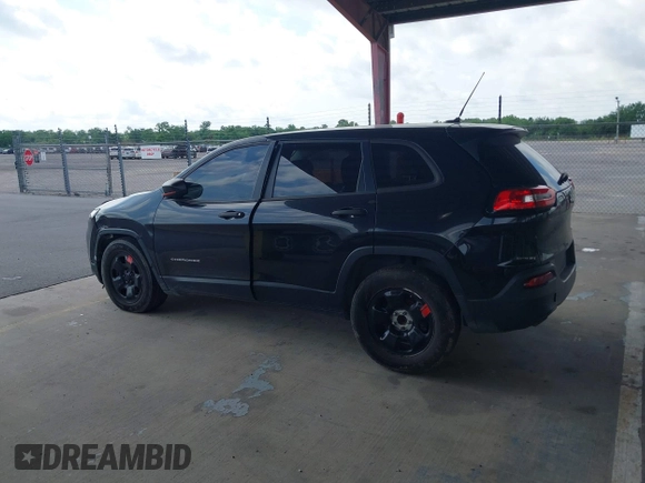 2015 Jeep Cherokee Sport with VIN 1C4PJLAB2FW539397, listed as a IAAI auction lot 42156576 with 120,409 mi miles. Bid and sale history available at carsss.com. Image 14.