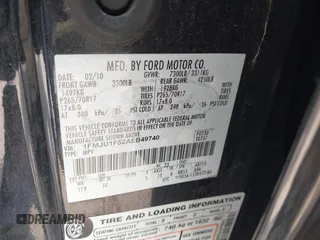 2010 Ford Expedition SSV с VIN 1FMJU1F52AEB49740, выставлен на аукционе IAAI как лот 42387396 с пробегом 233 906 миль миль и . История ставок и продаж доступна на DreamBid. Изображение 9.