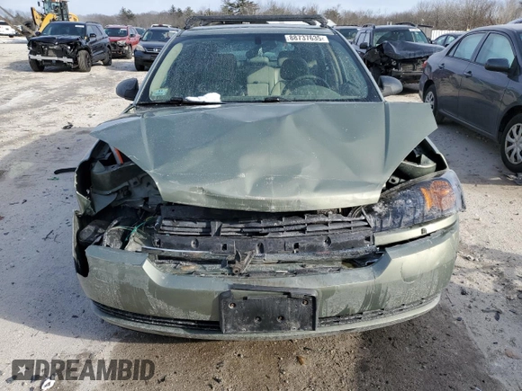 2005 Chevrolet Malibu Maxx LS with VIN 1G1ZT64865F219866, listed as a Copart auction lot 88737635 with 188,509 mi miles and Clean Title. Bid and sale history available at carsss.com. Image 5.