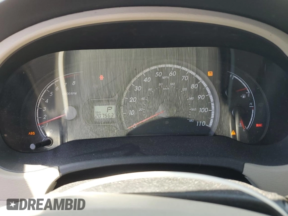 2014 Toyota Sienna LE AAS with VIN 5TDKK3DC8ES442280, listed as a Copart auction lot 59374985 with 207,563 mi miles and Salvage title. Bid and sale history available at DreamBid. Image 9.