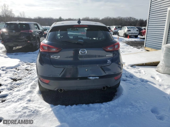 2017 Mazda CX-3 Sport with VIN JM1DKFB73H0154724, listed as a Copart auction lot 43694025 with 191,768 mi miles and Salvage Title. Bid and sale history available at carsss.com. Image 6.