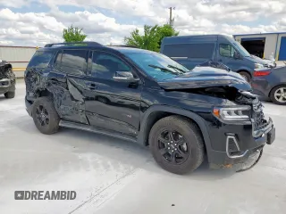 2020 GMC Acadia AT4 with VIN 1GKKNLLS6LZ184390, listed as a Copart auction lot 58044495 with Not provided miles and Salvage title. Bid and sale history available at DreamBid. Image 4.