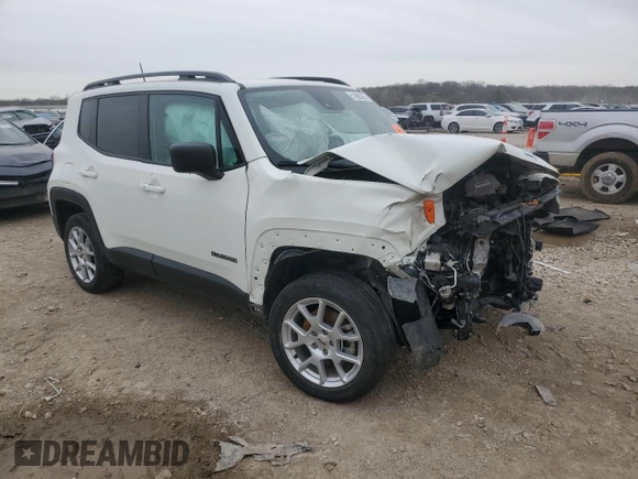 2022 Jeep Renegade Latitude with VIN ZACNJDB11NPN84052, listed as a Copart auction lot 51668205 with Not provided miles and Salvage title. Bid and sale history available at DreamBid. Image 4.