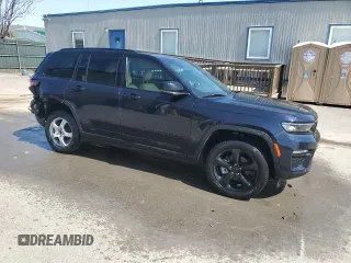 2023 Jeep Grand Cherokee Limited with VIN 1C4RJHBG4PC673234, listed as a Copart auction lot 54026265 with 34,043 mi miles and Salvage title. Bid and sale history available at DreamBid. Image 4.