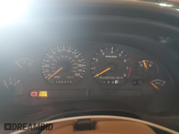1997 Ford Mustang GT with VIN 1FALP42X5VF110563, listed as a Copart auction lot 47275215 with 126,675 mi miles and Salvage title. Bid and sale history available at DreamBid. Image 9.