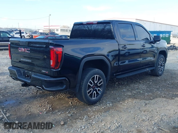 2021 GMC Sierra 1500 AT4 with VIN 1GTP9EEL4MZ450434, listed as a IAAI auction lot 41682550 with 64,336 mi miles. Bid and sale history available at carsss.com. Image 4.
