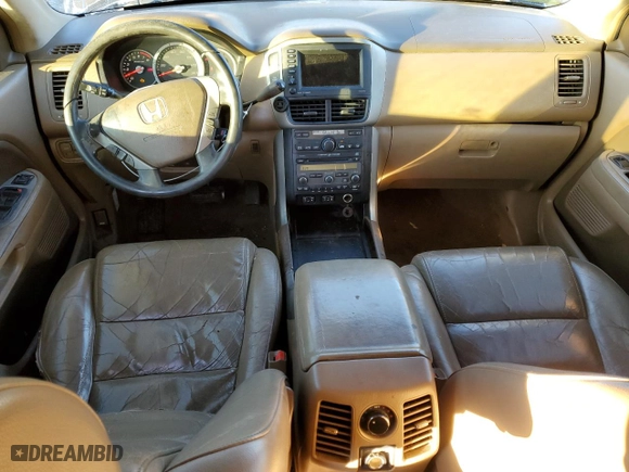 2007 Honda Pilot EX-L with VIN 5FNYF28777B011023, listed as a Copart auction lot 42124125 with 250,611 mi miles and Salvage Title. Bid and sale history available at carsss.com. Image 8.