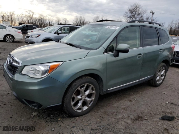 2015 Subaru Forester 2.5i Touring with VIN JF2SJAWC6FH815232, listed as a Copart auction lot 42981625 with 145,009 mi miles and Non Repairable. Bid and sale history available at carsss.com. Image 1.
