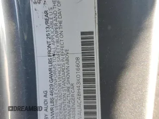 2003 Audi A4 1.8T z VIN WAUAC48H43K016608, wystawiony jako Copart lot #56381285 z przebiegiem 144 327 mil mil oraz Szkoda całkowita • Salvage title. Historia ofert i sprzedaży dostępna na DreamBid. Obrazek 12.