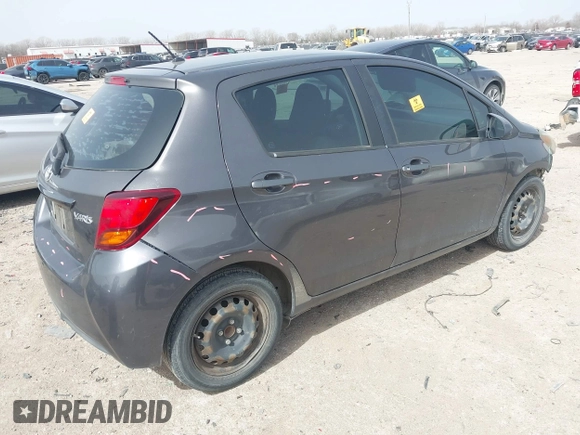 2015 Toyota Yaris L with VIN VNKKTUD32FA037394, listed as a IAAI auction lot 41753236 with Not Provided miles and . Bid and sale history available at DreamBid. Image 4.