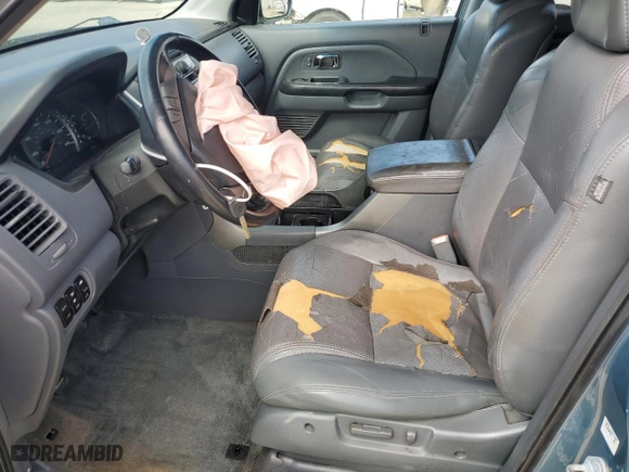 2005 Honda Pilot EX-L with RES with VIN 2HKYF18685H515886, listed as a Copart auction lot 49226655 with 244,135 mi miles and Salvage Title. Bid and sale history available at carsss.com. Image 7.