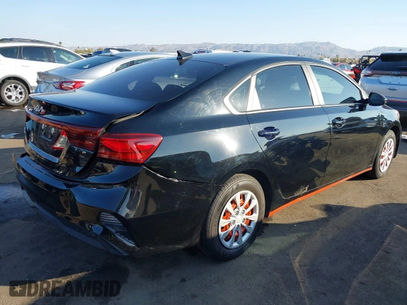 2023 Kia Forte LXS with VIN 3KPF24AD7PE684267, listed as a IAAI auction lot 41469986 with 23,780 mi miles and . Bid and sale history available at carsss.com. Image 4.