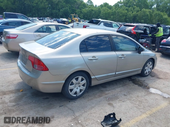 2006 Honda Civic LX z VIN 1HGFA16586L083119, wystawiony jako IAAI lot #42237313 z przebiegiem Nie podano mil oraz . Historia ofert i sprzedaży dostępna na DreamBid. Obrazek 4.