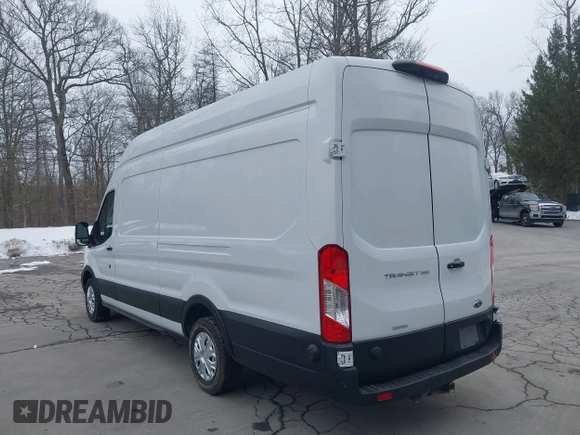 2020 Ford Transit Cargo with VIN 1FTBW3XG0LKB42773, listed as a IAAI auction lot 41564980 with 57,124 mi miles and . Bid and sale history available at carsss.com. Image 3.