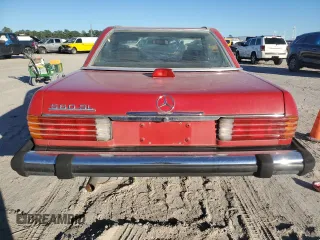 1987 Mercedes-Benz 560 SL with VIN WDBBA48D8HA059600, listed as a Copart auction lot 84690904 with 118,834 mi miles and Clean Title. Bid and sale history available at carsss.com. Image 6.
