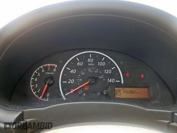2015 Nissan Versa SV with VIN 3N1CN7AP2FL806259, listed as a Copart auction lot 54741745 with 145,982 mi miles and Salvage title. Bid and sale history available at DreamBid. Image 9.