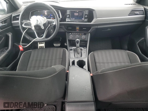2024 Volkswagen Jetta Sport with VIN 3VWBM7BU9RM027694, listed as a Copart auction lot 56828095 with 19,627 mi miles and Salvage title. Bid and sale history available at DreamBid. Image 8.