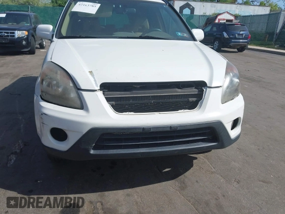 2005 Honda CR-V EX SE with VIN SHSRD78905U306740, listed as a IAAI auction lot 42163785 with 1 mi miles. Bid and sale history available at carsss.com. Image 6.
