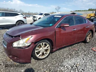 2012 Nissan Maxima SV with VIN 1N4AA5APXCC840158, listed as a Copart auction lot 44621325 with Not provided miles and Salvage title. Bid and sale history available at DreamBid. Image 1.