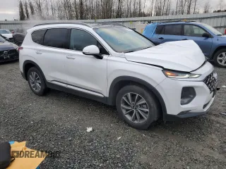 2019 Hyundai Santa Fe Ultimate with VIN 5NMS5CADXKH028355, listed as a Copart auction lot 41640215 with 75,348 mi miles and Salvage Title. Bid and sale history available at carsss.com. Image 4.