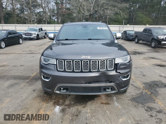 2017 Jeep Grand Cherokee Overland with VIN 1C4RJECG2HC903366, listed as a Copart auction lot 44140155 with 102,459 mi miles and Salvage title. Bid and sale history available at DreamBid. Image 5.