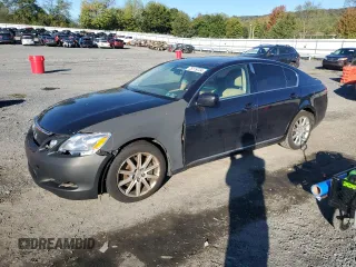 2007 Lexus GS 350 with VIN JTHCE96S470005528, listed as a Copart auction lot 75119724 with 0 mi miles and Clean Title. Bid and sale history available at carsss.com. Image 1.