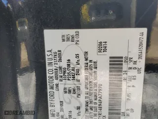 2004 Ford Ranger Edge with VIN 1FTYR14E94PA77970, listed as a Copart auction lot 42448435 with 110,280 mi miles and Salvage Title. Bid and sale history available at carsss.com. Image 12.