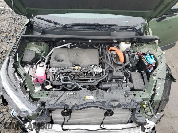 2024 Toyota RAV4 Hybrid LE with VIN 2T3UWRFV2RW233698, listed as a Copart auction lot 58485325 with 6,873 mi miles and Salvage title. Bid and sale history available at DreamBid. Image 12.
