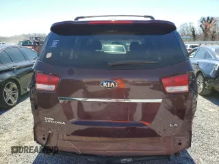 2015 Kia Sedona LX with VIN KNDMB5C15F6020392, listed as a Copart auction lot 49422195 with 176,461 mi miles and Salvage Title. Bid and sale history available at carsss.com. Image 6.