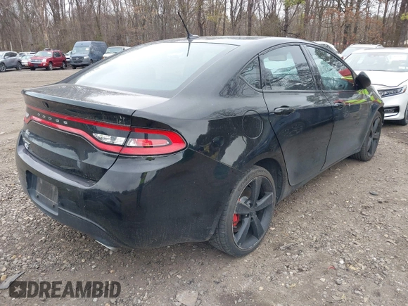 2016 Dodge Dart SXT with VIN 1C3CDFBB6GD704665, listed as a IAAI auction lot 42022266 with 51,867 mi miles and . Bid and sale history available at carsss.com. Image 4.