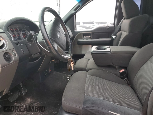 2006 Ford F-150 XLT with VIN 1FTRF04506KB40445, listed as a Copart auction lot 76186784 with 0 mi miles and Salvage Title. Bid and sale history available at carsss.com. Image 7.